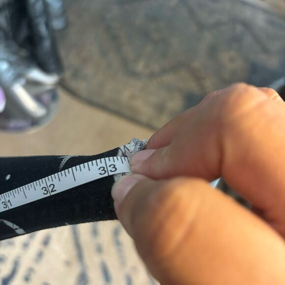 Zara The Trevor full length Off the Seas Black Jeans with White Mermaid Print - Picture 9 of 9